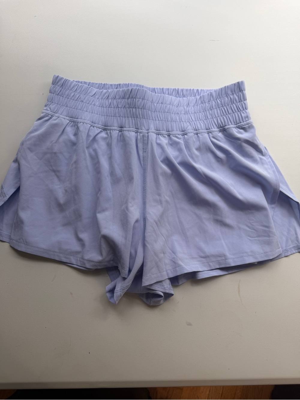 90 Degree by Reflex Lightstreme Love and Flutter Running Shorts small purple